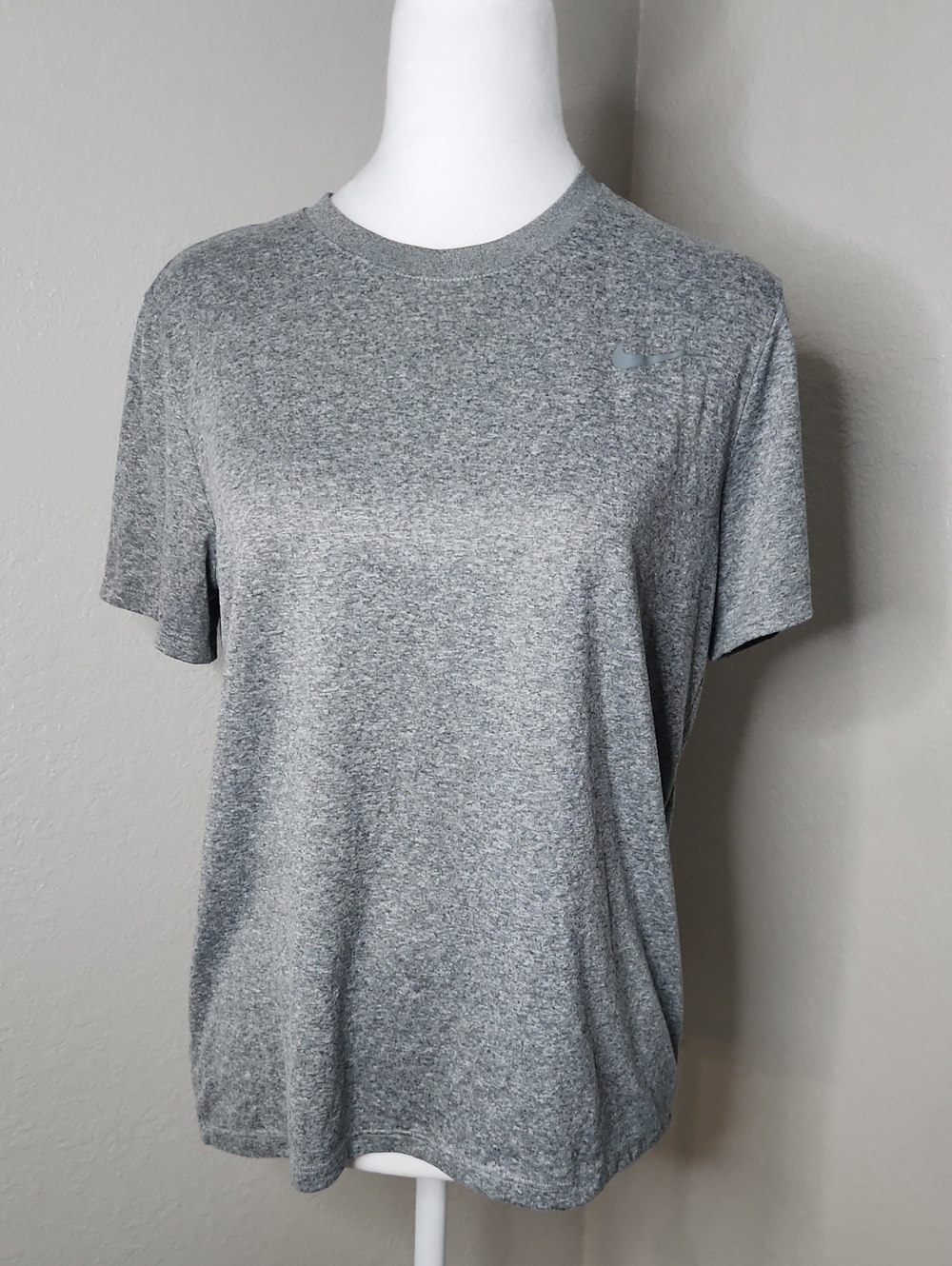 Nike Gray Heather Short-Sleeve Dri-fit The Nike Tee